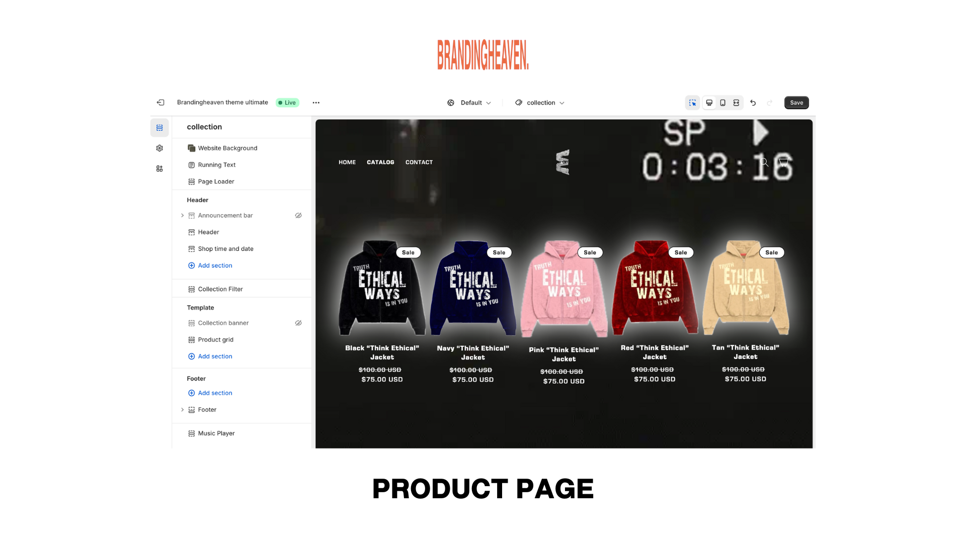 Premium Shopify Website Build [Video Background + 3D Spinning Logo] 24Hr Build